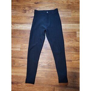 Vtge Black Betty Blue Brand Skinny Ribbed‎ Cuffed Pants Size M